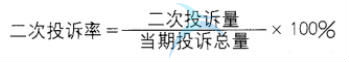 二次投訴率 二次投訴率