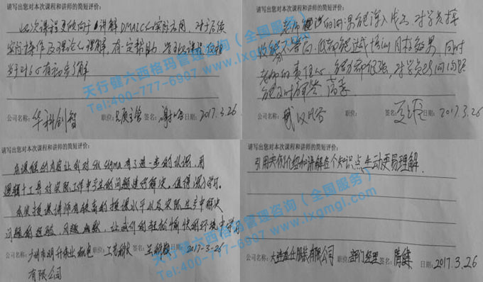 天行健咨詢六西格瑪綠帶培訓(xùn)