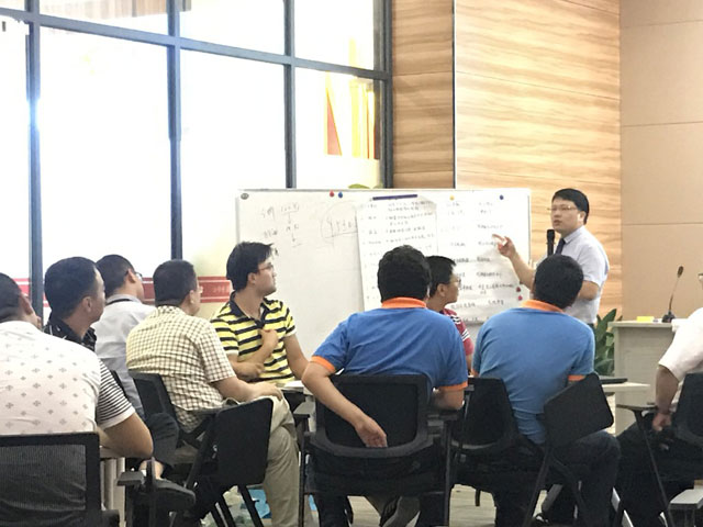 李國(guó)武老師圍繞8D的分析步驟講解 江蘇某新材料公司解決問(wèn)題的8步法(8D)實(shí)戰(zhàn)培訓(xùn)圓滿完成