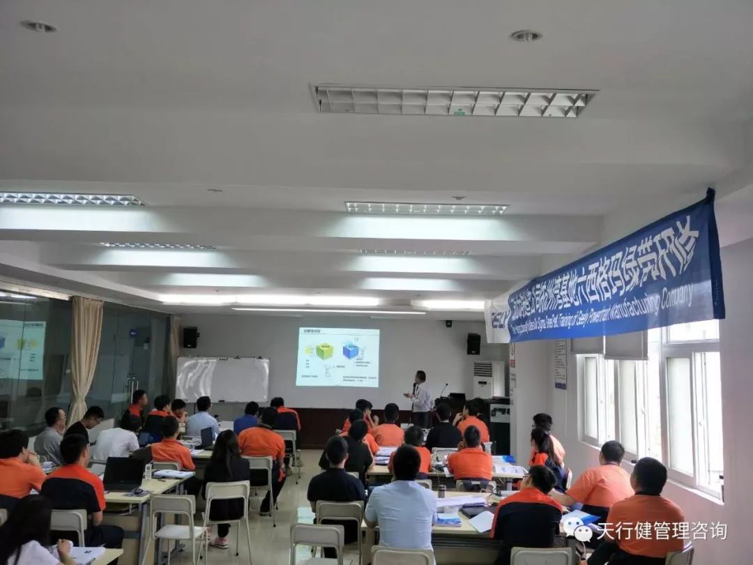 吉利杭州灣基地六西格瑪管理項目第一階段老師講授現(xiàn)場
