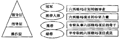 六西格瑪管理的組織成員介紹